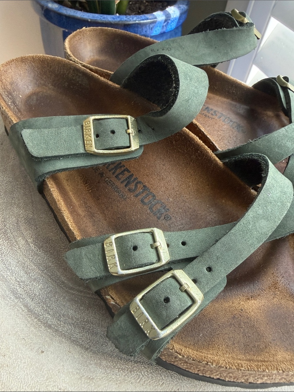 Birkenstock Franca sandal in Thyme - VGUC 💚 - Picture 7 of 9